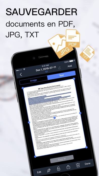 Screenshot #2 pour PDF Scanner App: Scan Document