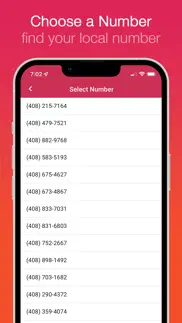 second line calling/texting iphone screenshot 3