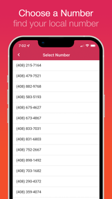 Second Line Calling/Texting screenshot