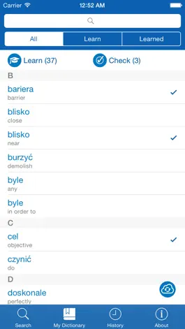 Game screenshot Polish−English dictionary hack