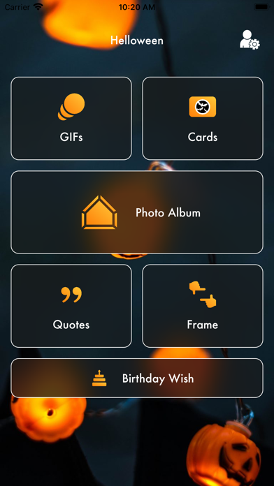 Halloween Wishes Photo Frames Screenshot