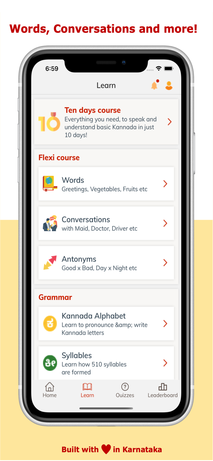 Learn Kannada SmartApp