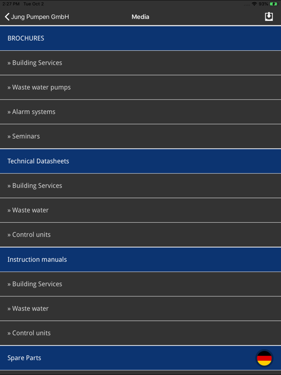 Screenshot #5 pour Jung Pumpen Media