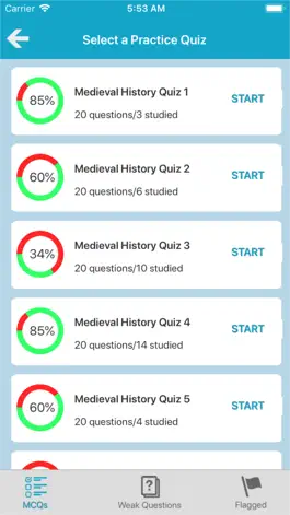 Game screenshot Medieval History Quiz apk