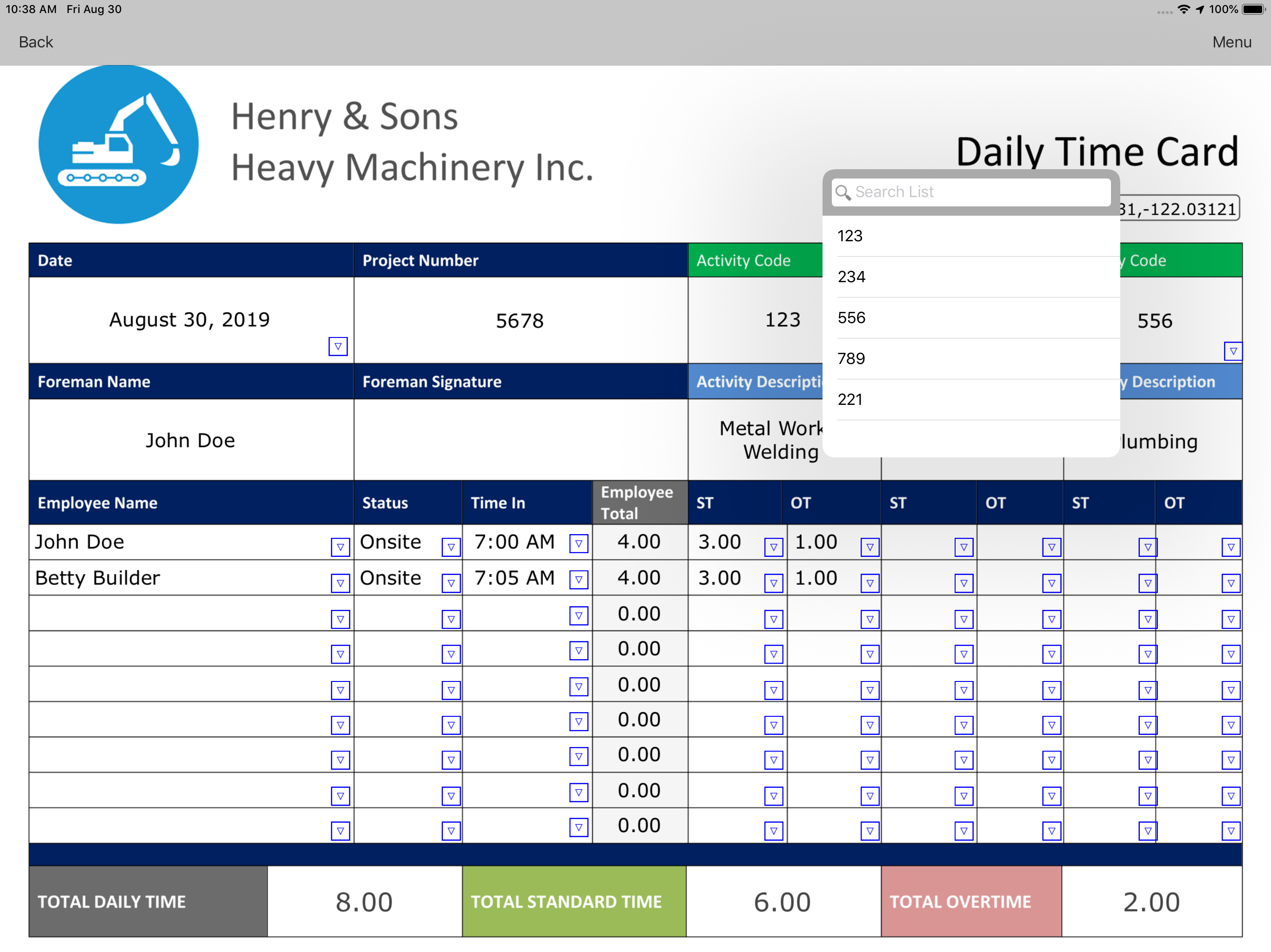 Mobile Forms screenshot 6
