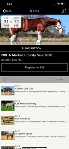 NRHA Futurity Sales screenshot #2 for iPhone