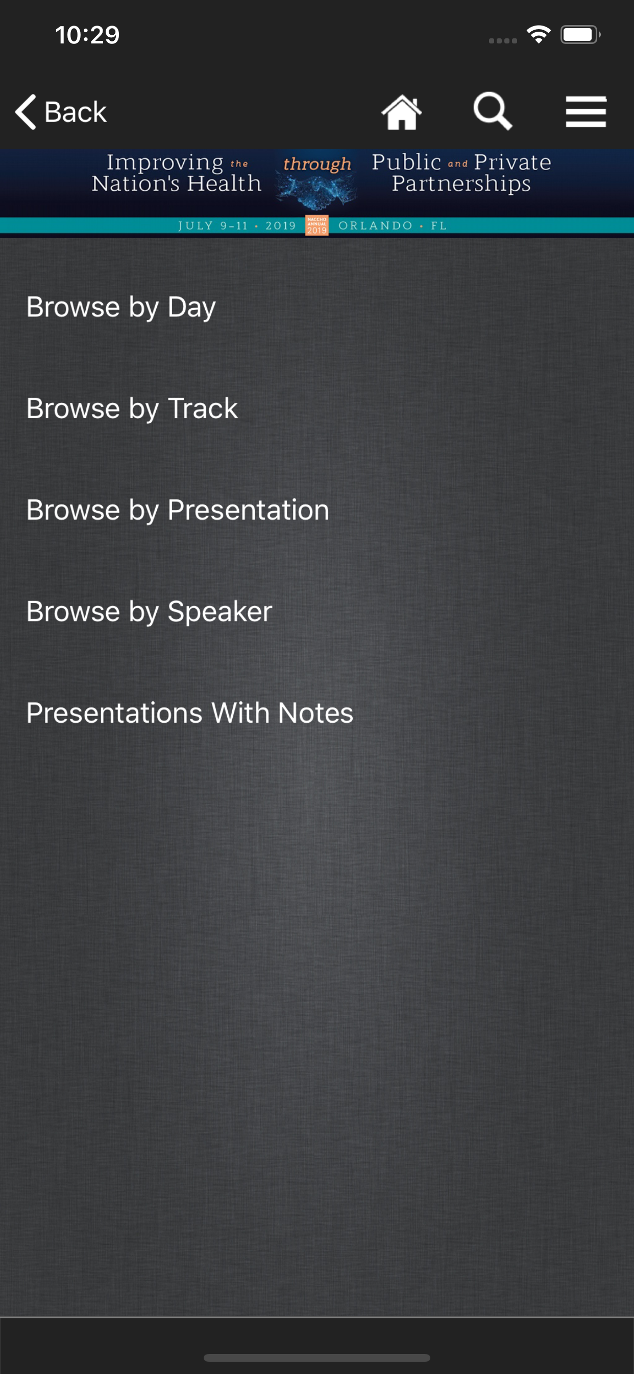 NACCHO Conference Apps screenshot 3