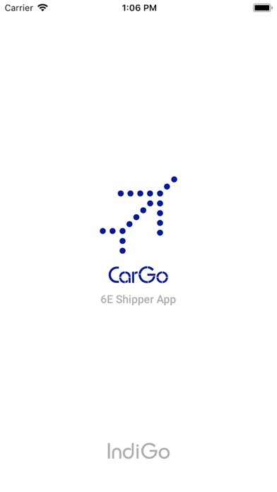 IndiGo – Cargo Shipper App Screenshot