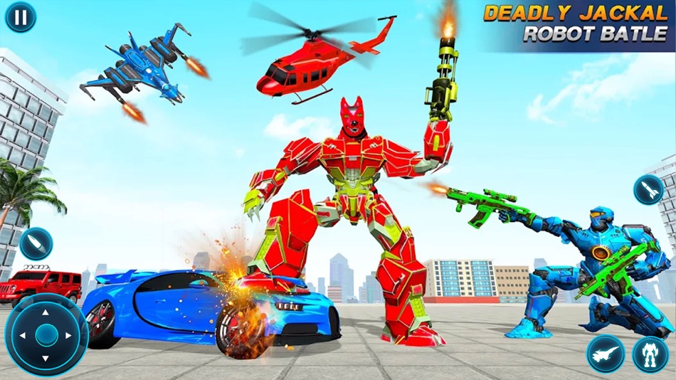 #2. Jackal Robot Car Transform (iOS) Bởi: The Game Storm Studios (Pvt) Ltd
