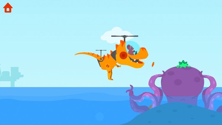 Dinosaur Helicopter Kids Games screenshot-4