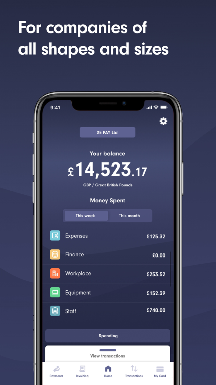 Xonder Business Account