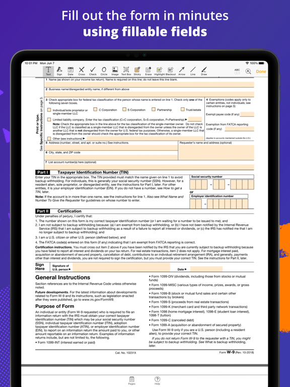 Screenshot #6 pour e-taxfiller: Edit PDF Forms