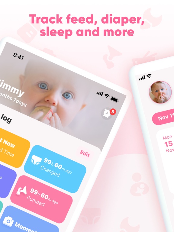 Screenshot #5 pour Baby Log: Newborn Tracker