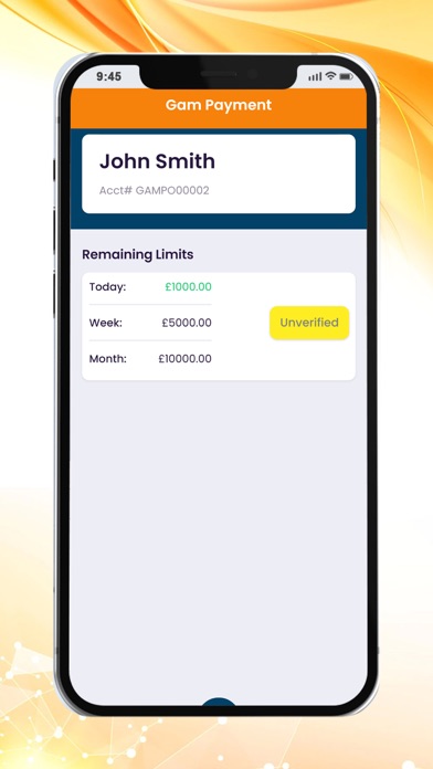 GPS Money Transfer Screenshot