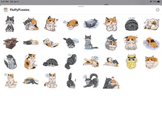 Screenshot #4 pour Cat Bigmoji Funny Stickers