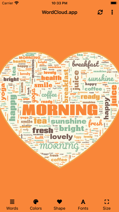 WordCloud.app Screenshot