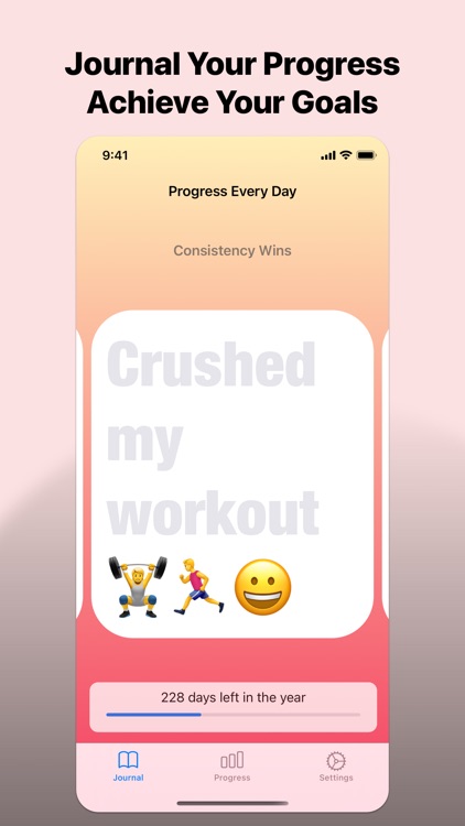 Progress Every Day Journal