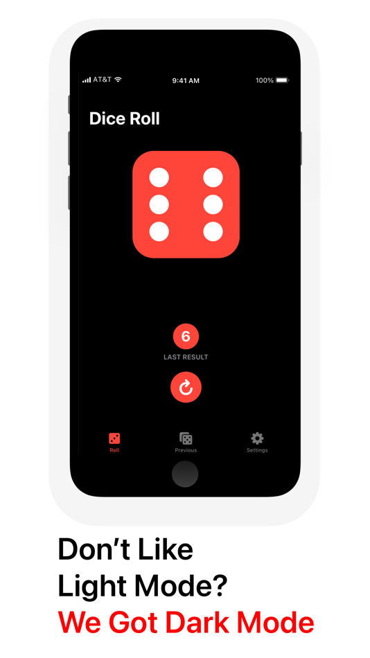 #5. Dice Roller - Dice App (iOS) By: Satnam Singh