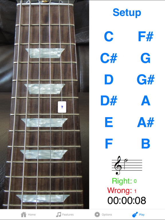 Screenshot #4 pour Electric Guitar Fretboard Lite
