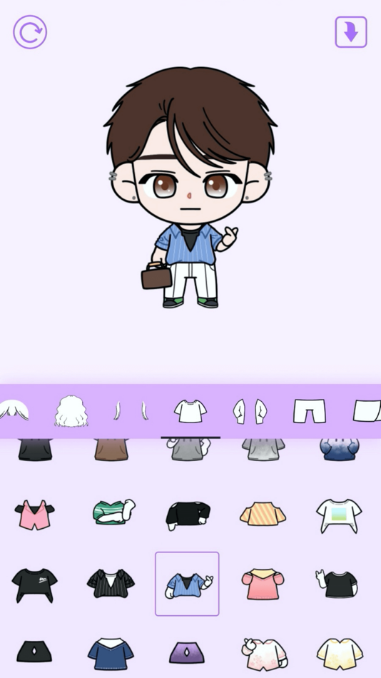 #6. K-pop Webtoon Character Mini (iOS) 由: Hellotoon, Inc.
