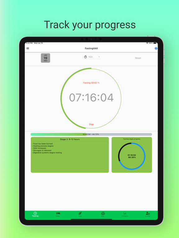 Screenshot #6 pour Fasting4All Pro