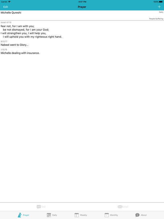 A Praying Life - Prayer Cards iPad screenshot 7 - Lifestyle app