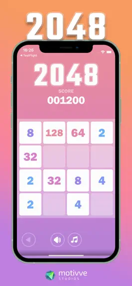 Game screenshot 2048 - by Motivve mod apk
