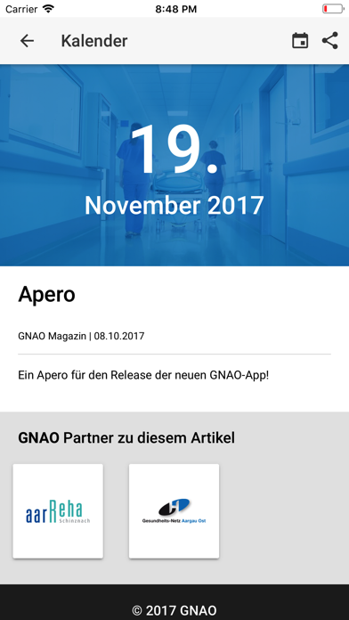 GNAO News App Screenshot