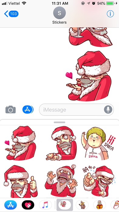 Screenshot #2 pour Christmas Santa - Xmas Sticker