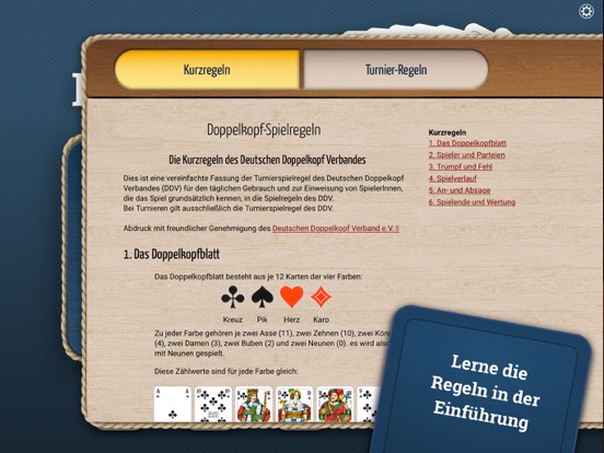 Doppelkopf HD iPad app afbeelding 7