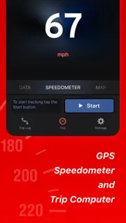 speed tracker: gps speedometer iphone screenshot 3