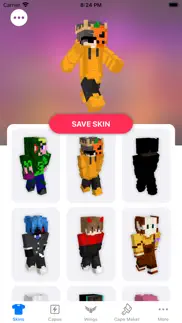 mcpe addons - skins minecraft iphone screenshot 2