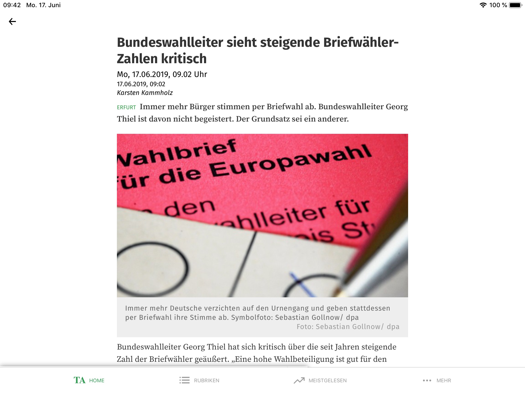 Thüringer Allgemeine News screenshot 3