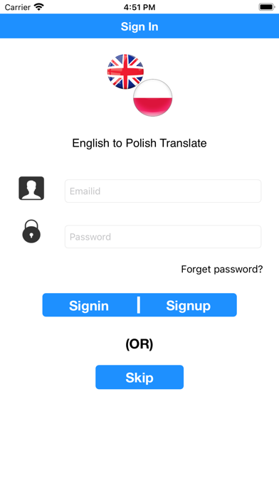 English to Polish Translate Screenshot