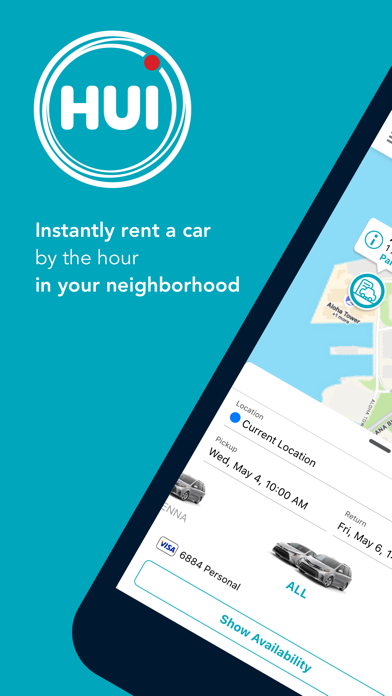 Hui Car Share - Car Rentals Screenshot