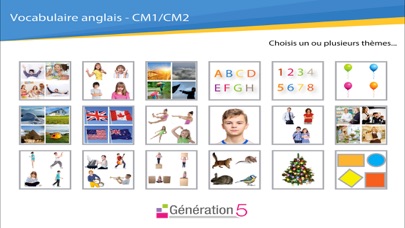 Vocabulaire anglais CM1-CM2 Screenshot