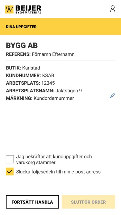 Beijer Skanna Screenshot