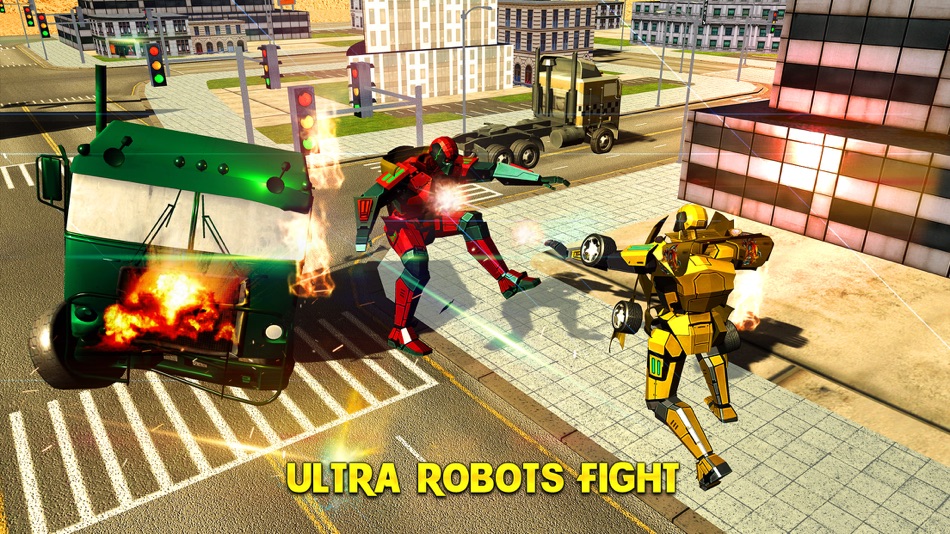 #4. Robot Fighting in Open World (iOS) Bởi: Muhammad Rafique Saleem