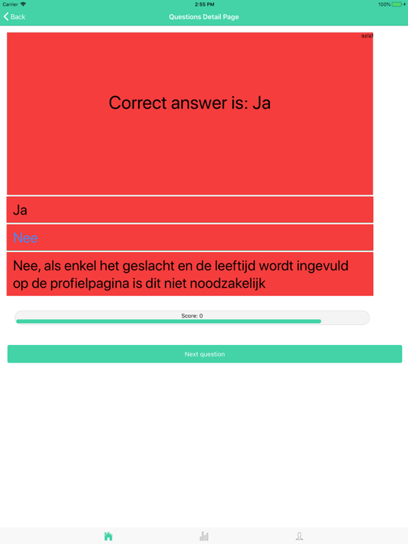 Quizmeester iPad screenshot