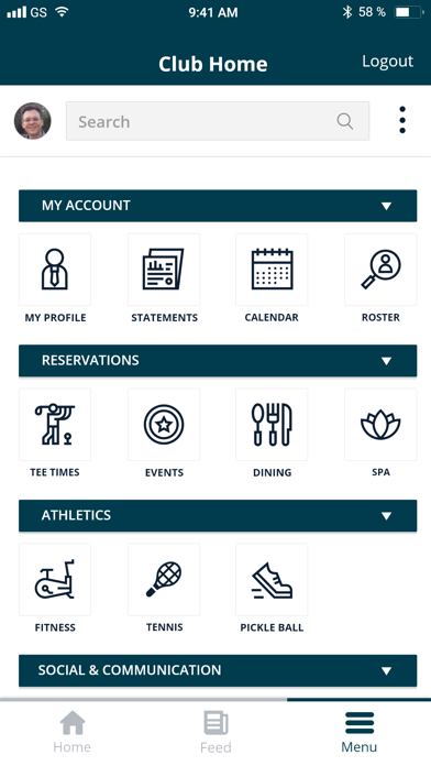 BHI ClubNow Screenshot