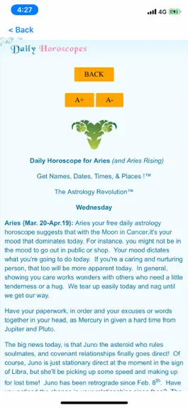 Game screenshot Horoscopes by Terry Nazon hack