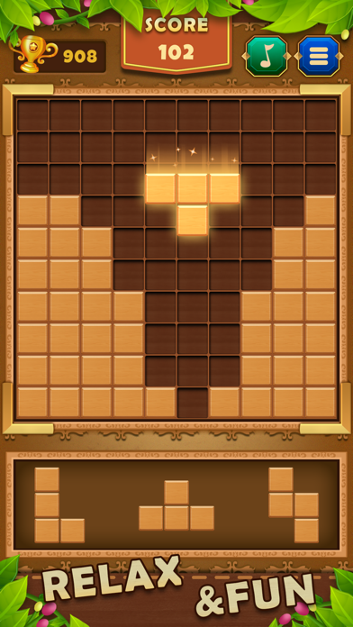 Wood Block Puzzle Classic. Screenshot