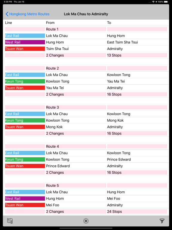 Hong Kong Metro Route Plannerのおすすめ画像2