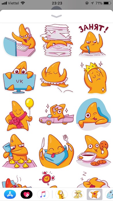 Screenshot #3 pour Star Cute Pun Funny Stickers