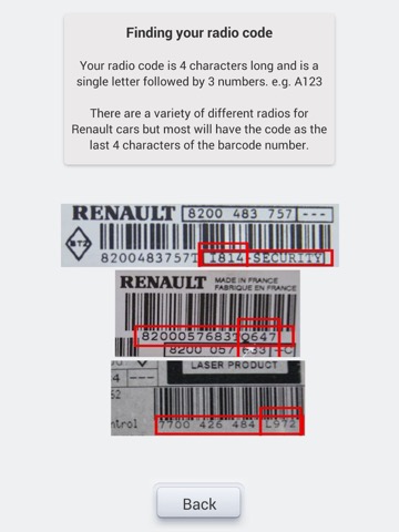 Renault Radio Unlockerのおすすめ画像3