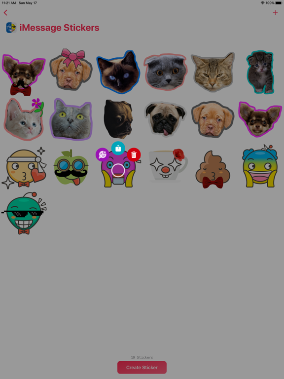 Sticker Maker - Fusionmoji iPad screenshot