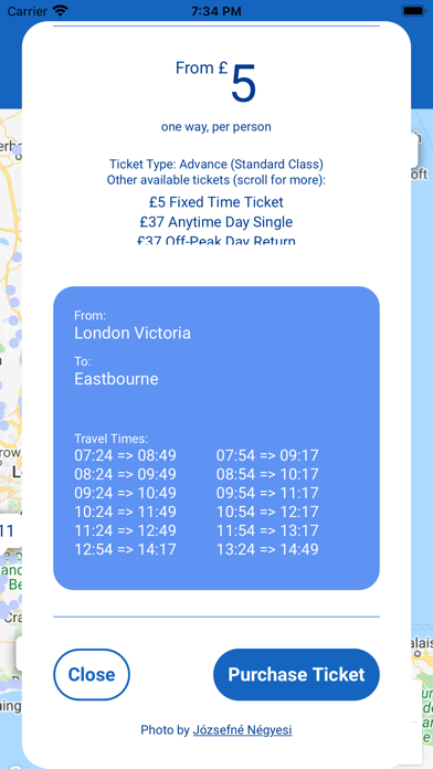 TrainFinder - Find Tickets Screenshot