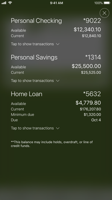 NorthCountry Mobile Banking Screenshot