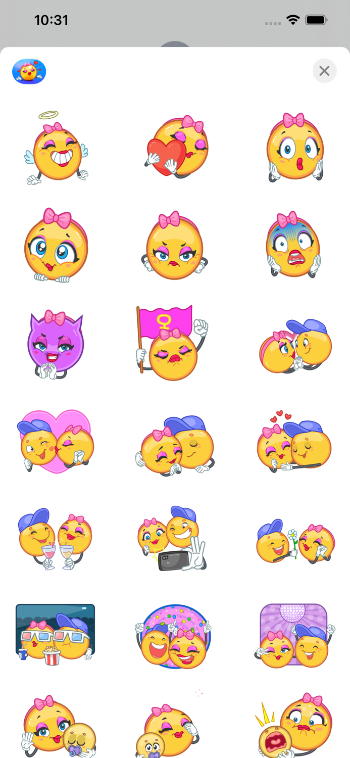 Miss Emoji - Animated Sticker