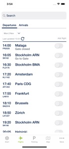 Swedavia Airports screenshot #3 for iPhone